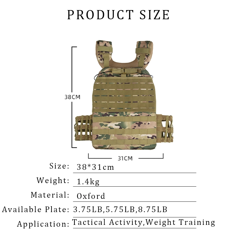 Tactical Vest Plate Carrier Molle Army Military Style Vest