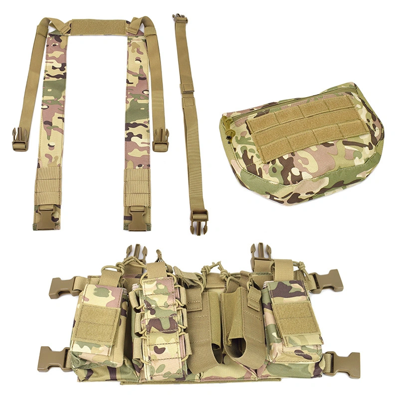 Tactical Adjustable Vest, Shoulder Holster Outdoor Equipment for Men, Water Resistant Chest Case