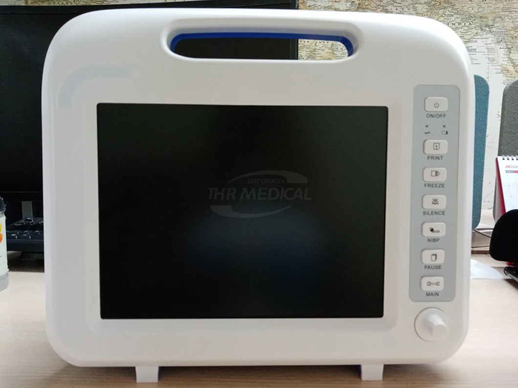 Factory Direct Monitoring First Aid Medical Cardiac Patient Monitor Equipment (THR-PM60F)