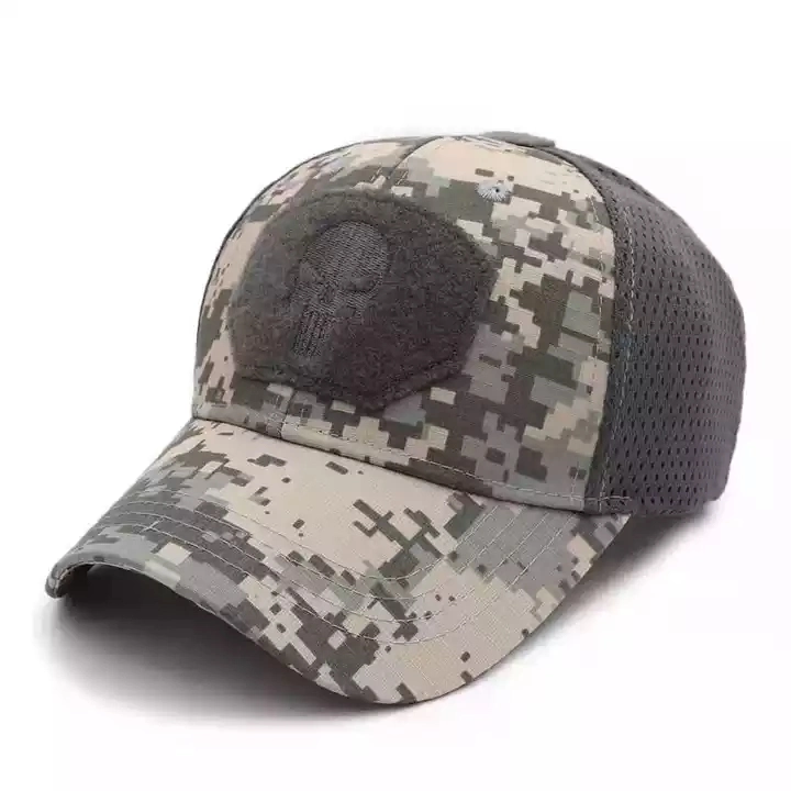 Camouflage Tactical Style Breathable Mesh Caps Custom Skull Hats New Men Hats Men Caps Outdoor Baseball Cap