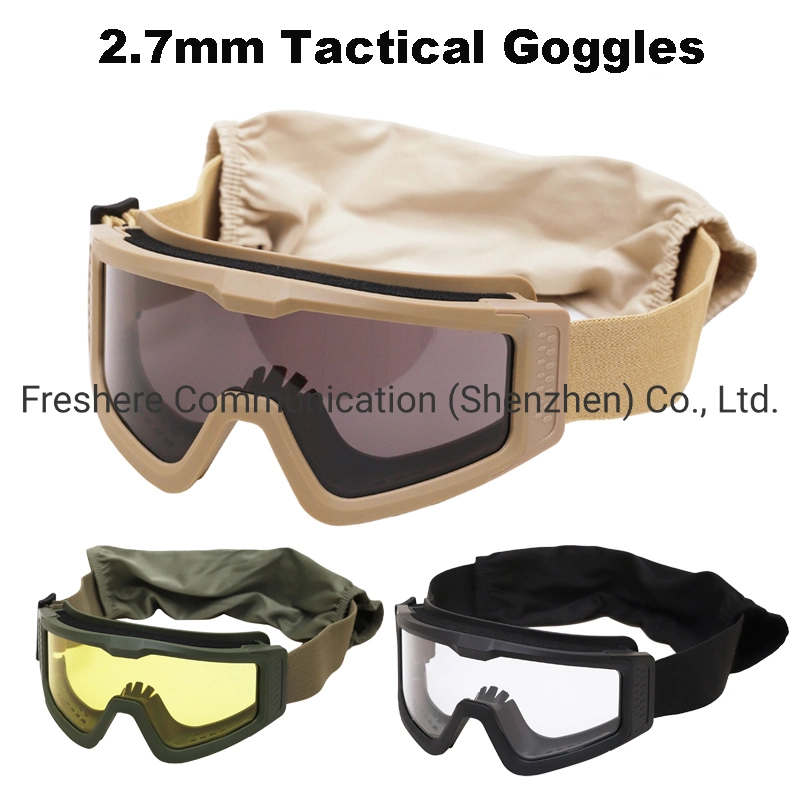 Tactical Goggles with Interchangeable Lens Anti Fog Glasses Shooting Safety Goggles