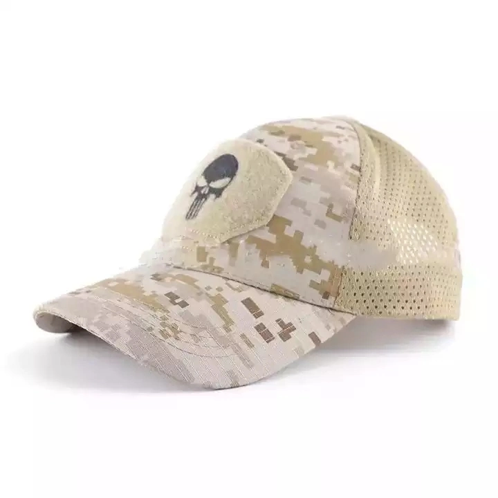 Camouflage Tactical Style Breathable Mesh Caps Custom Skull Hats New Men Hats Men Caps Outdoor Baseball Cap